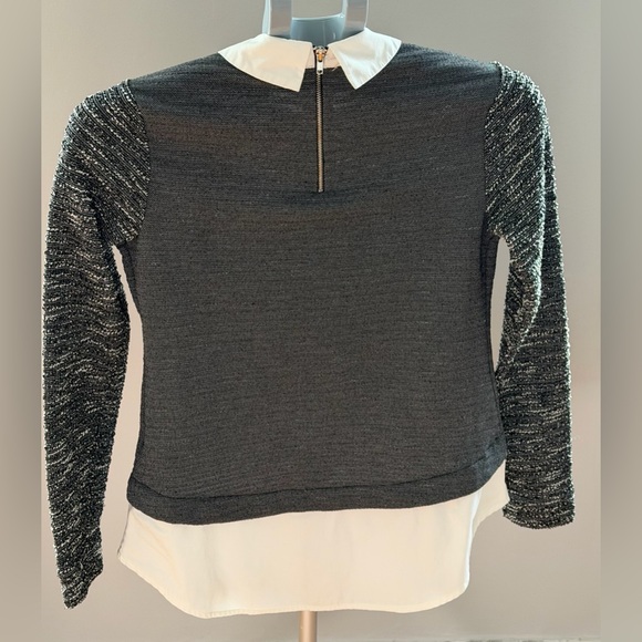 Maison Jules Layered Sweater Top – Size XS - Picture 4 of 7